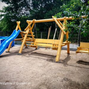 HUŚTAWKA Z BALI + HUŚTAWKA DLA DZIECKA + ZJEŻDŻALNIA