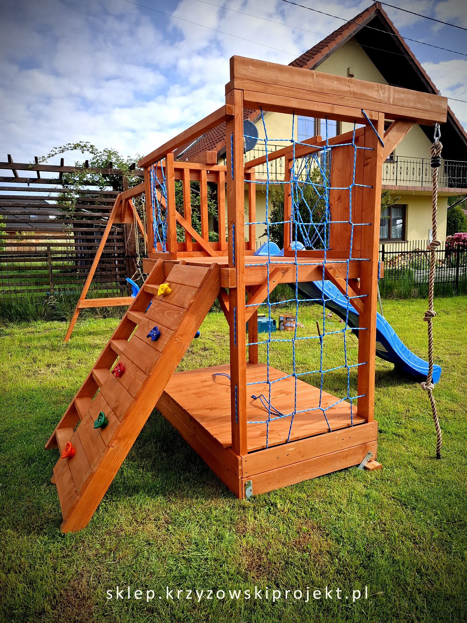 PLAC ZABAW-HUŚTAWKA DLA DZIECI (2 HUŚTAWKI) - obrazek 4