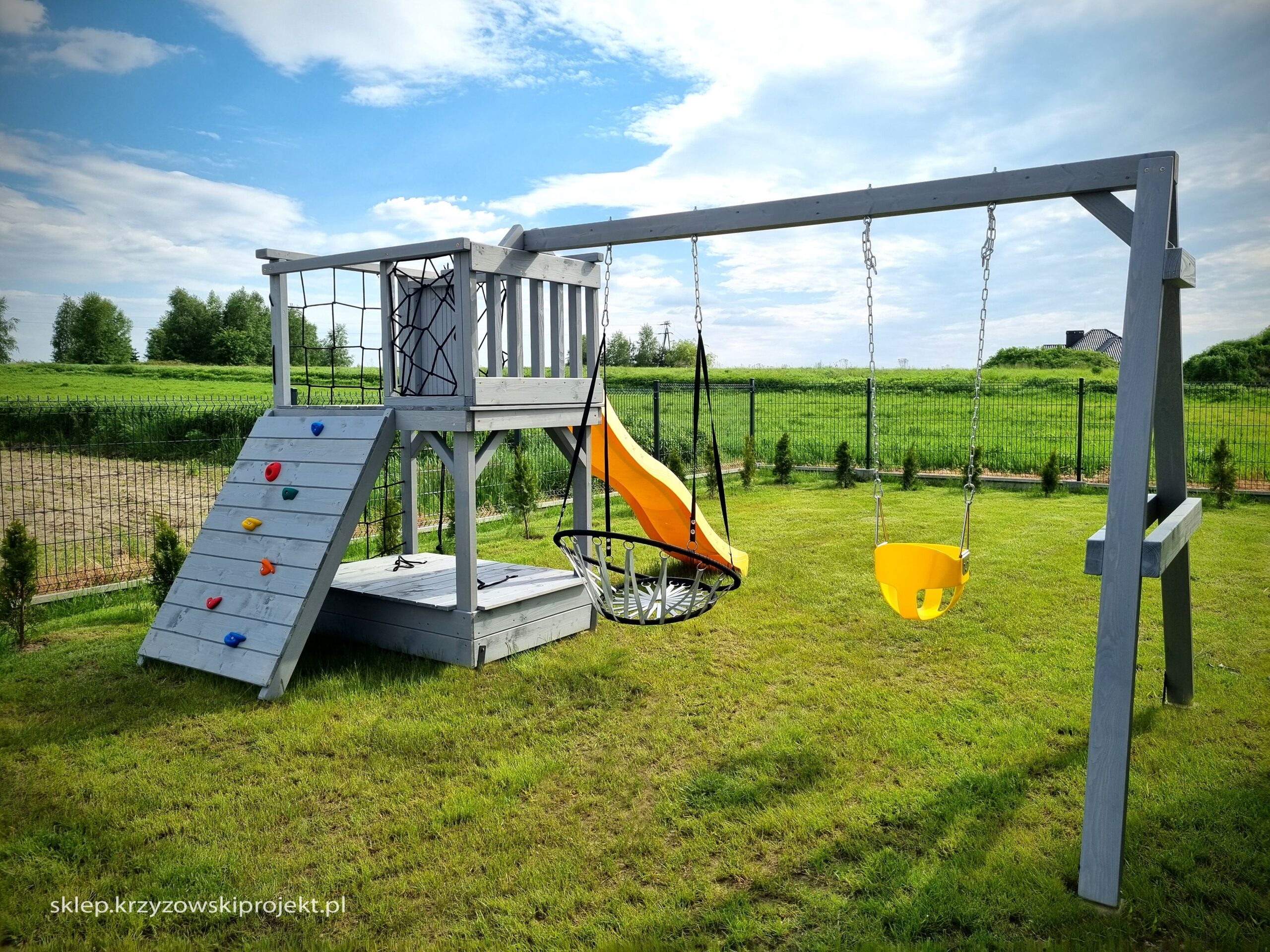 PLAC ZABAW-HUŚTAWKA DLA DZIECI (2 HUŚTAWKI) - obrazek 11