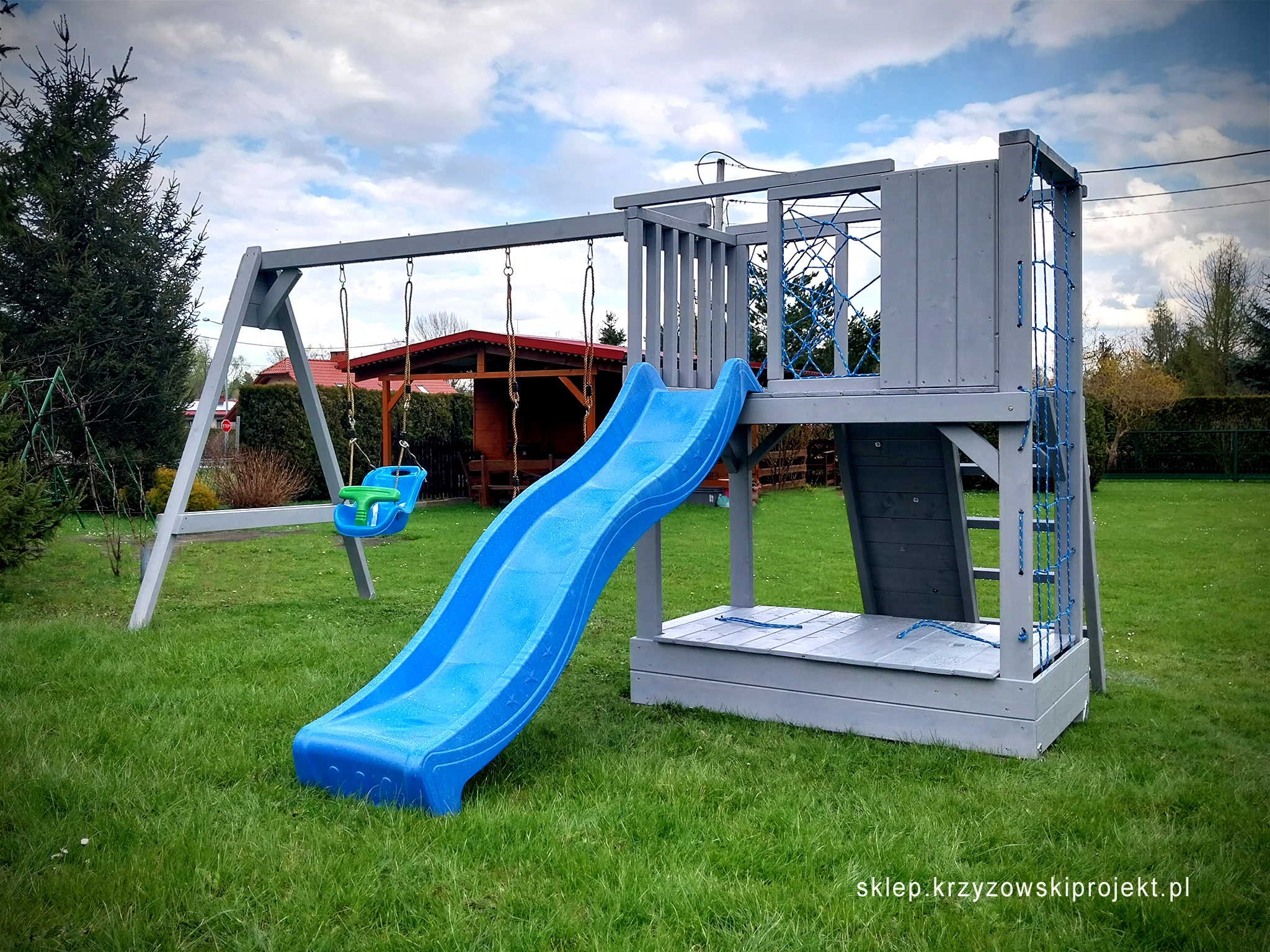 PLAC ZABAW-HUŚTAWKA DLA DZIECI (2 HUŚTAWKI) - obrazek 13