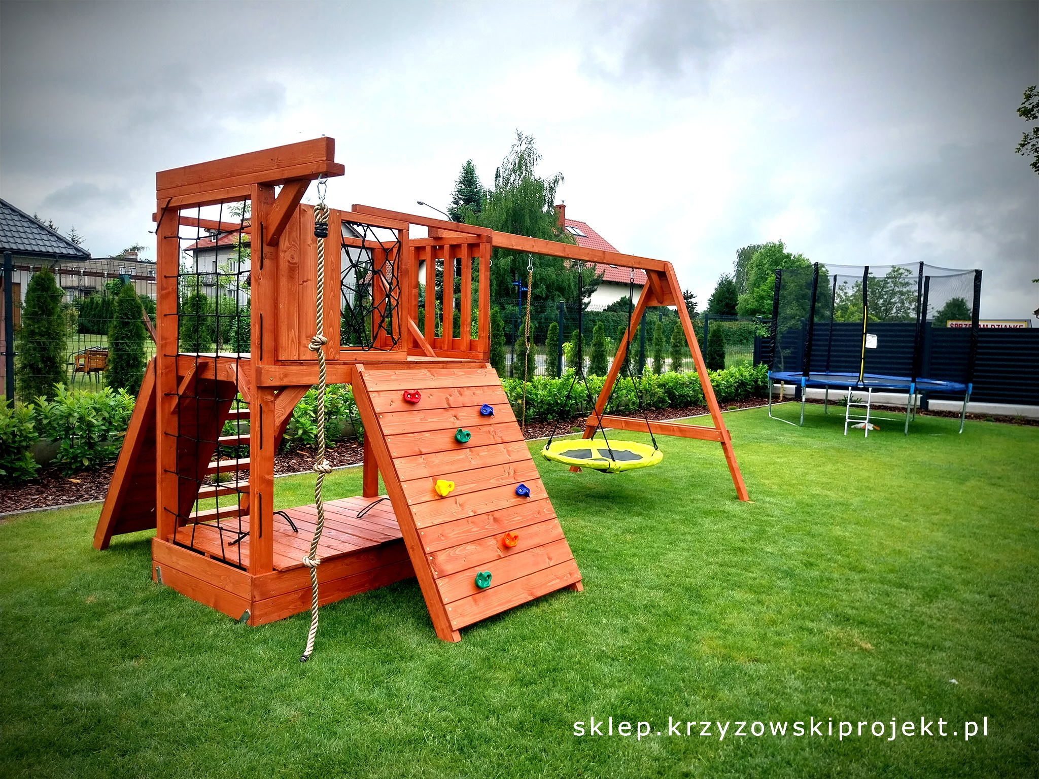 PLAC ZABAW-HUŚTAWKA DLA DZIECI (2 HUŚTAWKI) - obrazek 14