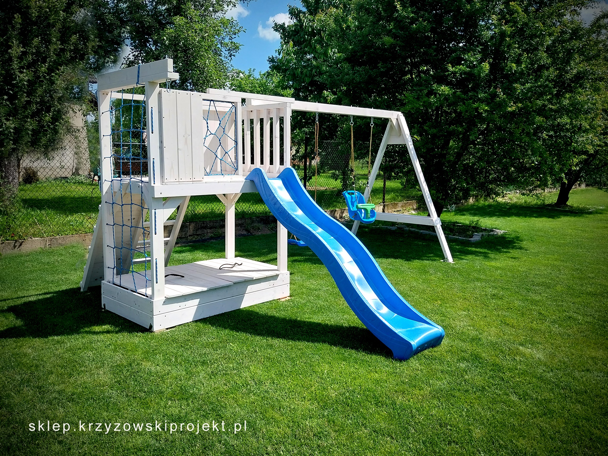 PLAC ZABAW-HUŚTAWKA DLA DZIECI (2 HUŚTAWKI) - obrazek 7