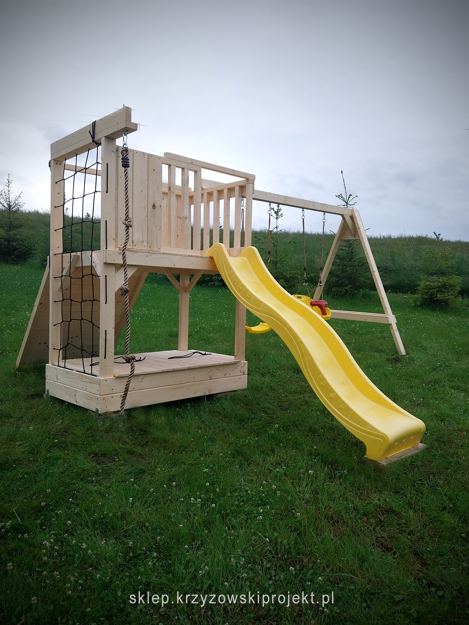 PLAC ZABAW-HUŚTAWKA DLA DZIECI (2 HUŚTAWKI) - obrazek 17