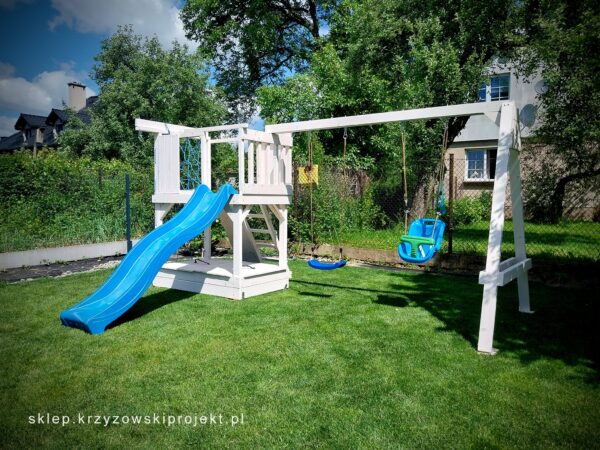 plac zabaw, meble ogrodowe, domek dla dzieci, zjeżdżalnia, ślizg, ścianka wspinaczkowa, huśtawka dla dzieci, nowoczesny plac zabaw, piaskownica dla dzieci